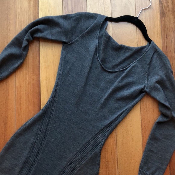 Heather grey knit dress - Picture 10 of 10
